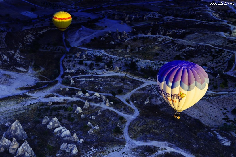 土耳其卡帕多西亚的喀斯特地貌风景图片大全