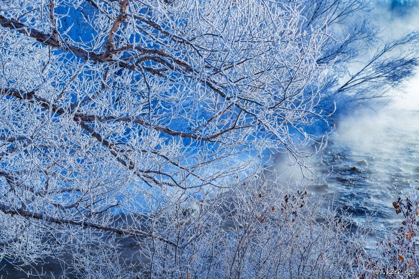 黑龙江大平台雾凇风景图片
