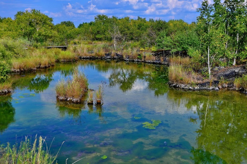 五大连池温泊风景图片