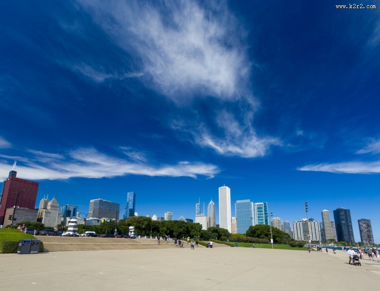 美国芝加哥城市风景图片大全