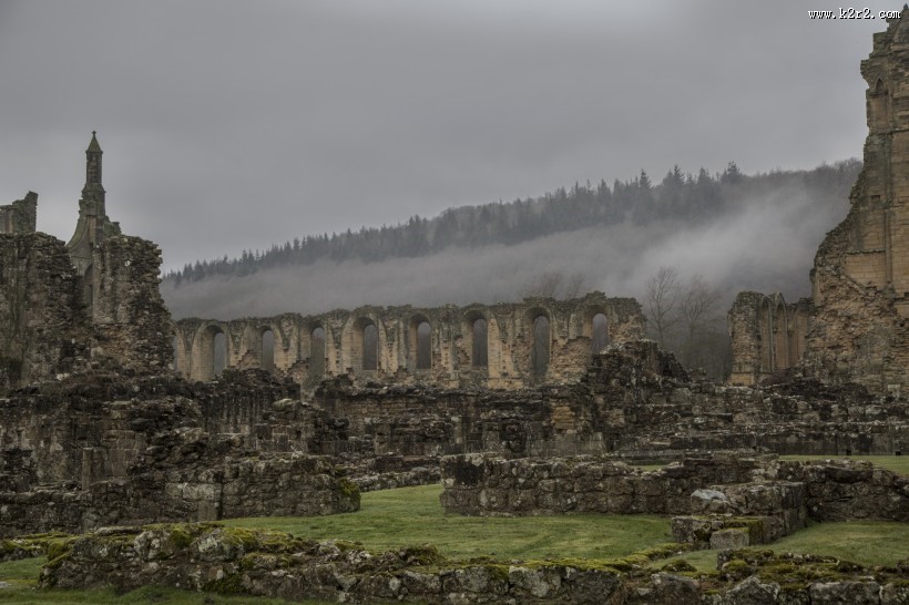 英国拜兰修道院风景图片大全