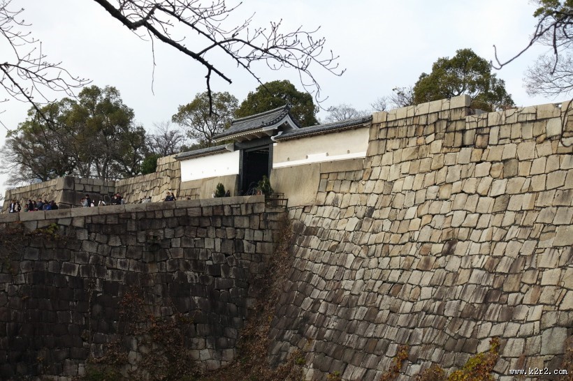 日本大阪石头城风景图片大全