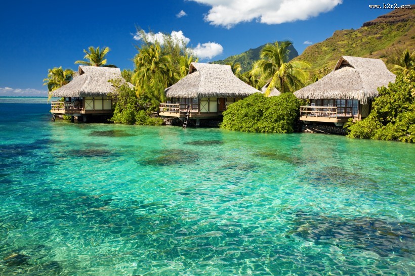 马尔代夫海边风景图片