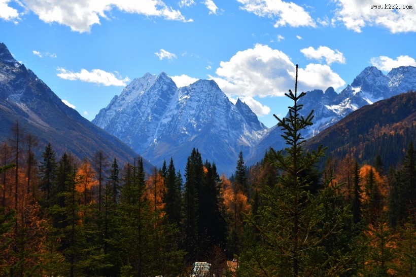 四川四姑娘山风景图片