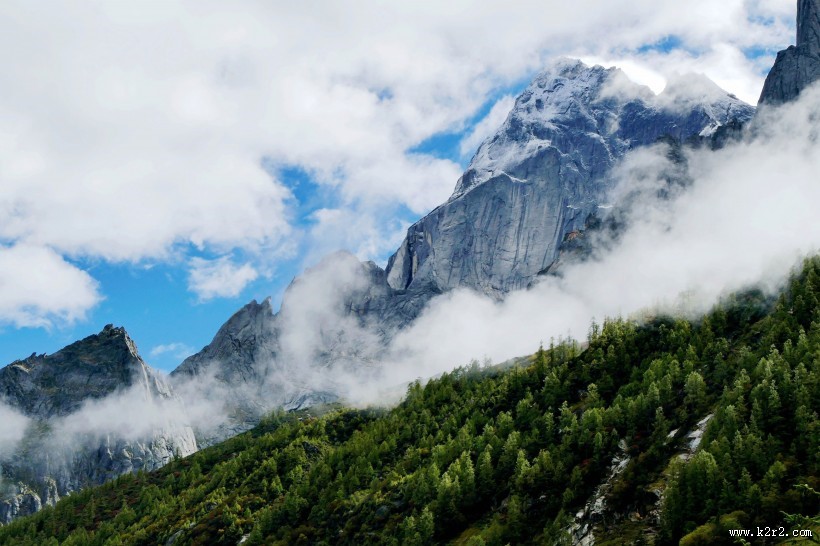 四川四姑娘山风景图片大全