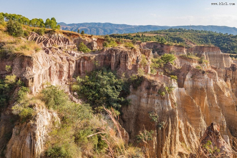 云南元谋浪巴铺土林风景图片大全