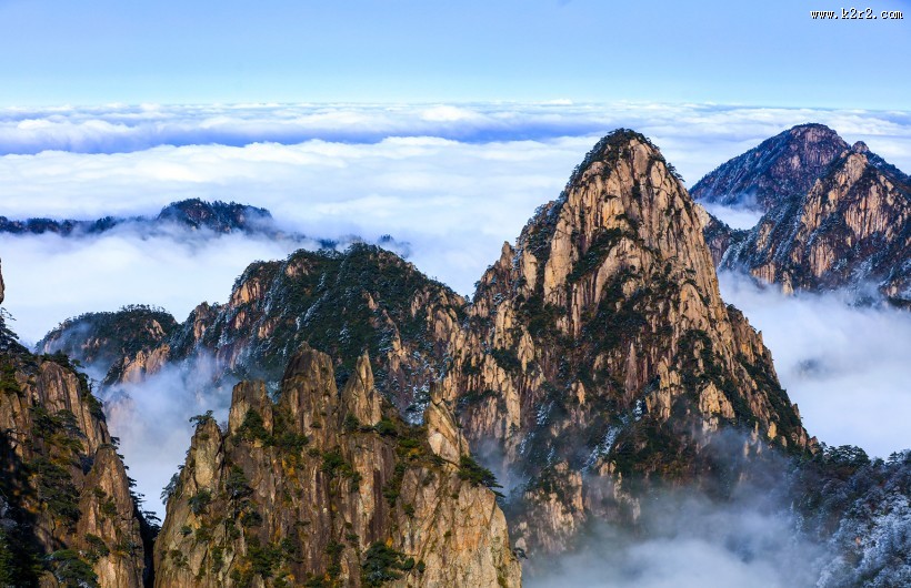 安徽黄山风景图片