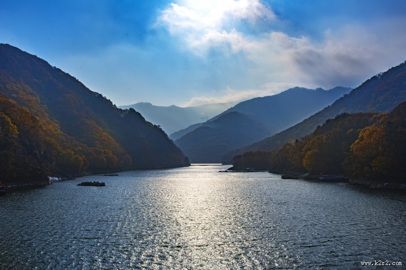 辽宁本溪关门山水库风景图片大全
