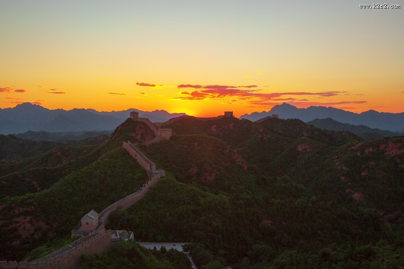河北金山岭长城风景图片大全
