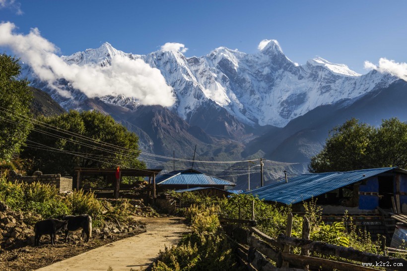 西藏南迦巴瓦峰风景图片