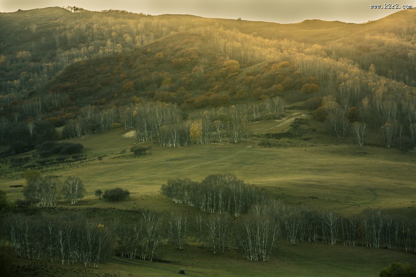 金秋蛤蟆坝风景图片大全