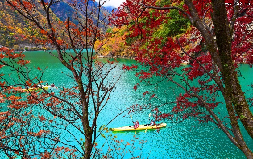 四川松坪沟风景图片