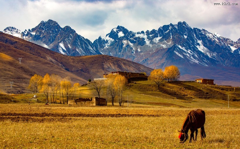 四川川西风景图片