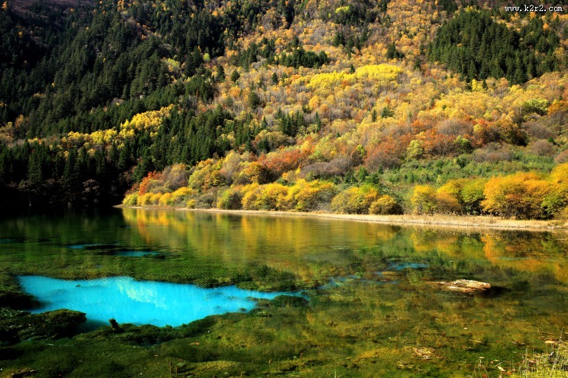 醉美的九寨沟风景图片