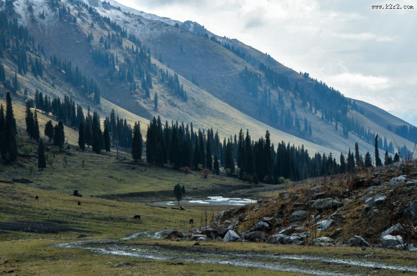 新疆孟克特风景图片