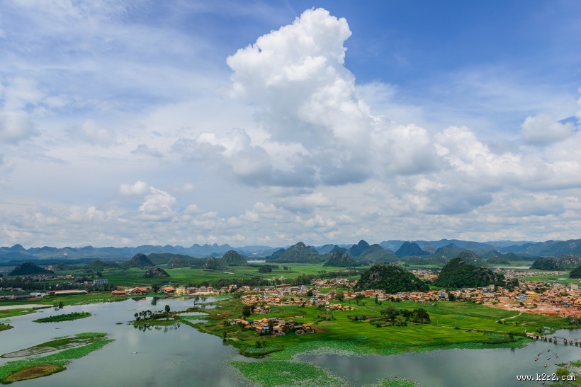 云南普者黑风景图片
