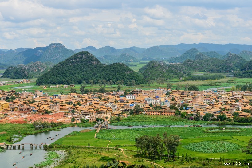云南普者黑风景图片