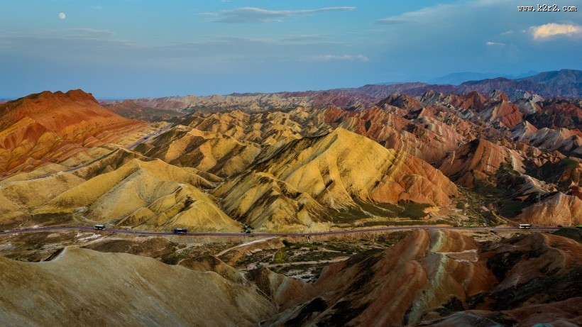 甘肃张掖丹霞地貌图片大全