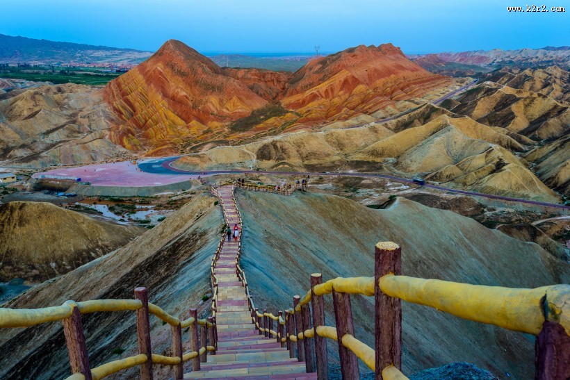 甘肃张掖丹霞地貌图片大全