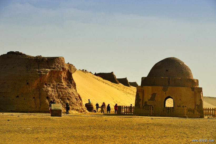 内蒙古额济纳黑水城风景图片