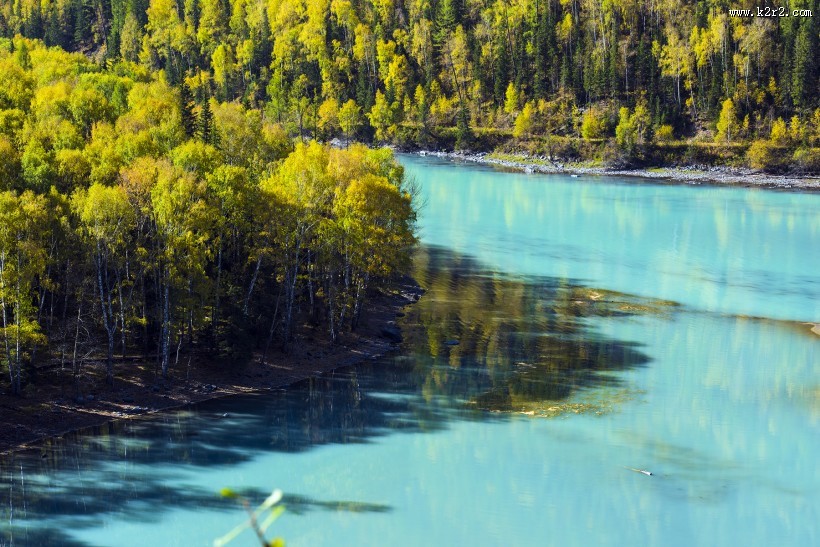 新疆喀纳斯卧龙湾风景图片