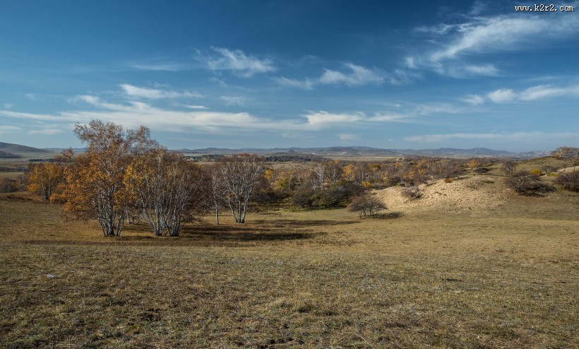 内蒙古乌兰布统秋色图片