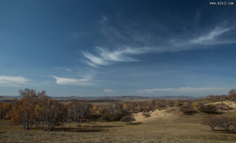 内蒙古乌兰布统秋色图片