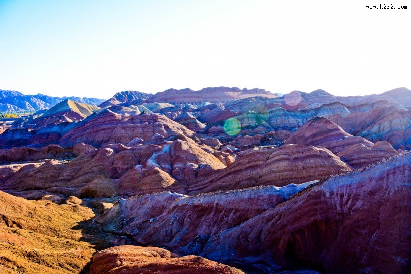 甘肃张掖丹霞地貌图片大全