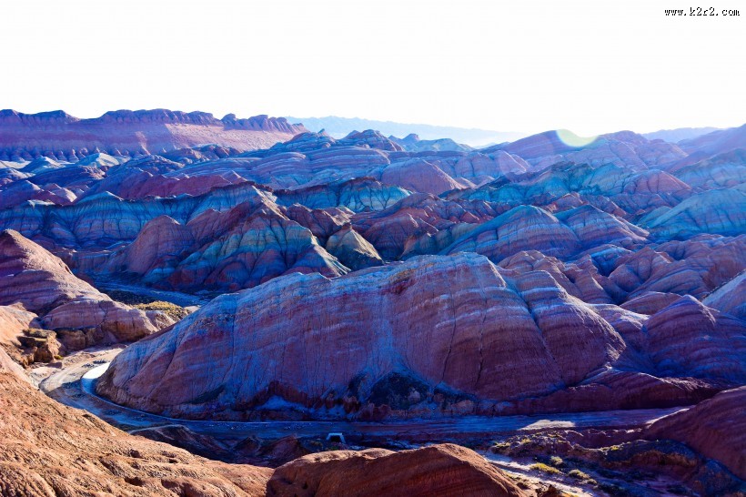 甘肃张掖丹霞地貌图片大全