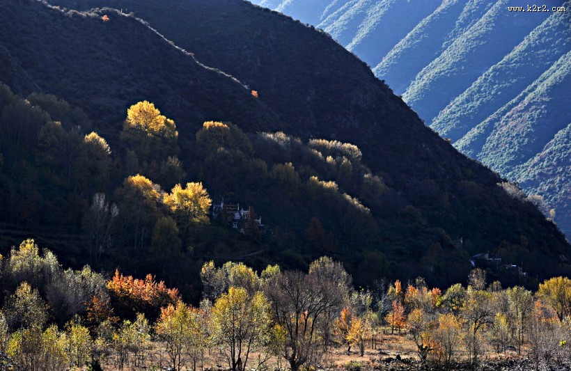 醉美川西秋色风景图片