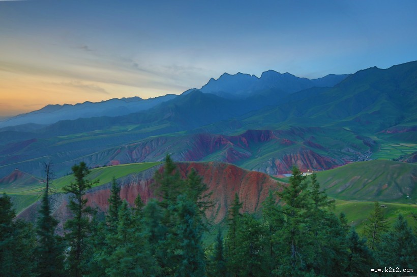 青海祁连卓尔山风景图片大全