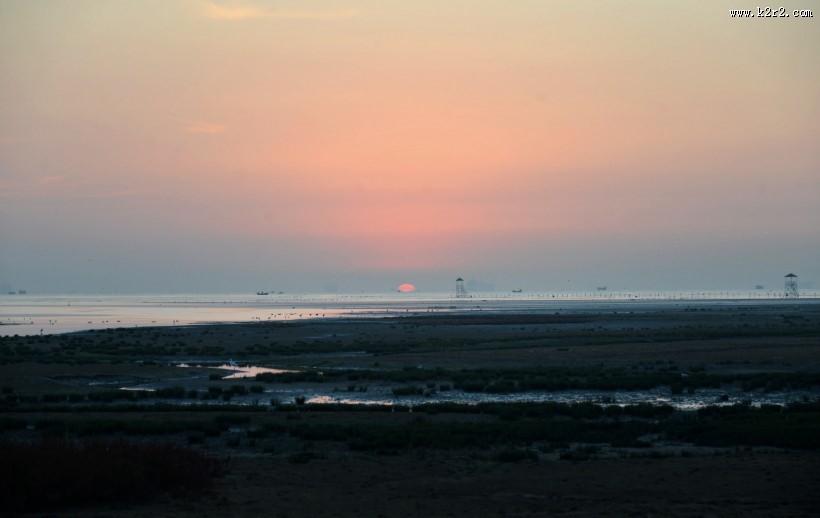 河北秦皇岛北戴河湿地风景桌面壁纸