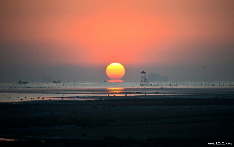 河北秦皇岛北戴河湿地风景桌面壁纸