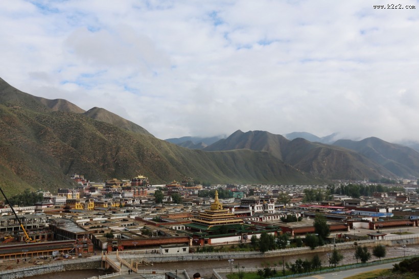 甘肃郎木寺风景图片