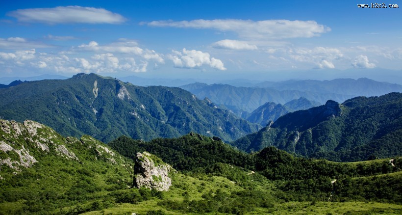 西安秦岭光头山风景图片大全