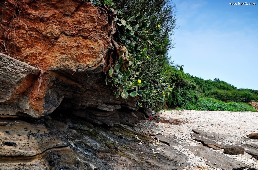 广西涠洲岛滴水丹屏图片