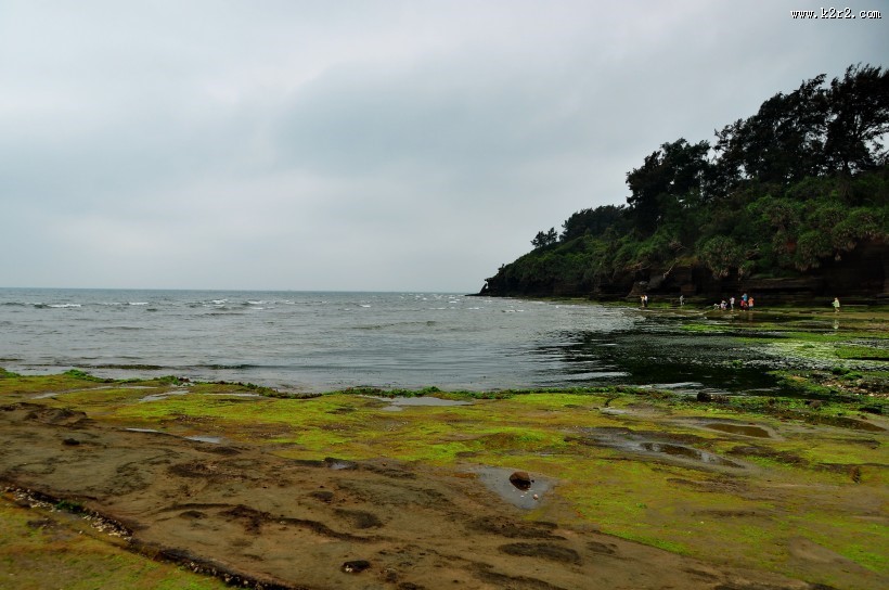 广西涠洲岛五彩滩风景图片