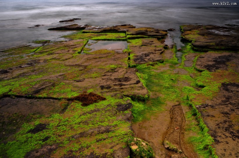 广西涠洲岛五彩滩风景图片