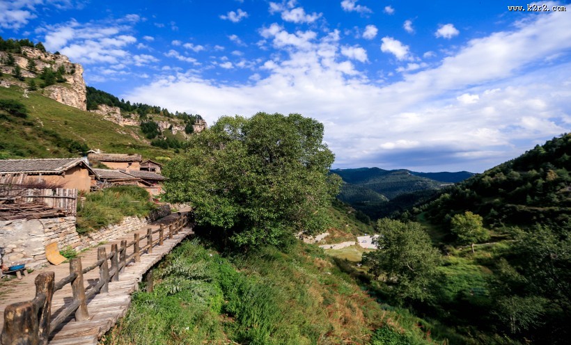 山西悬空村风景图片