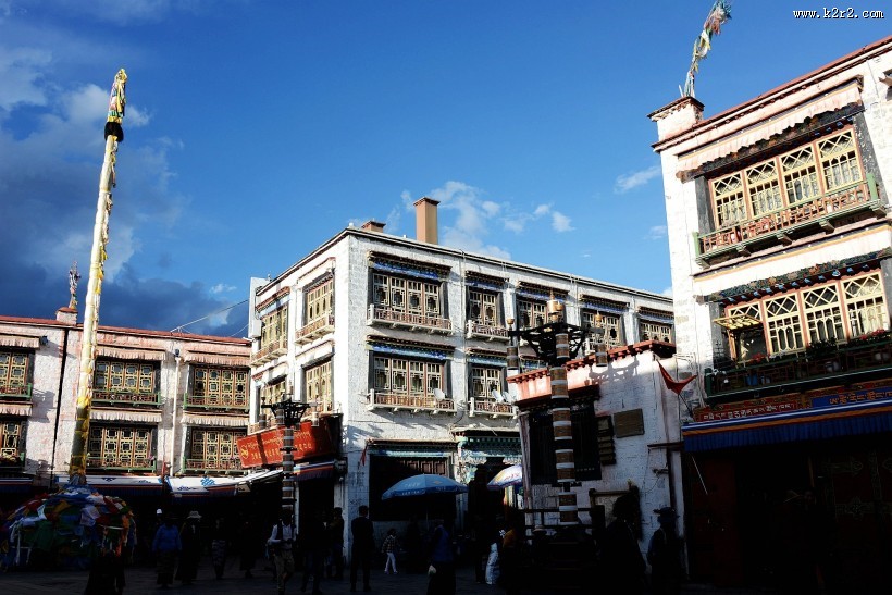 西藏拉萨八廓街人文风景图片