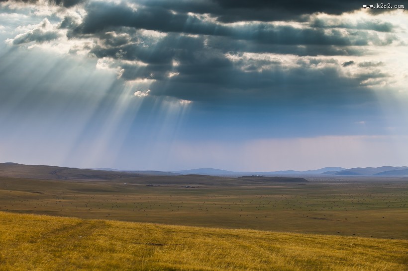内蒙古呼伦贝尔草原秋天风景图片