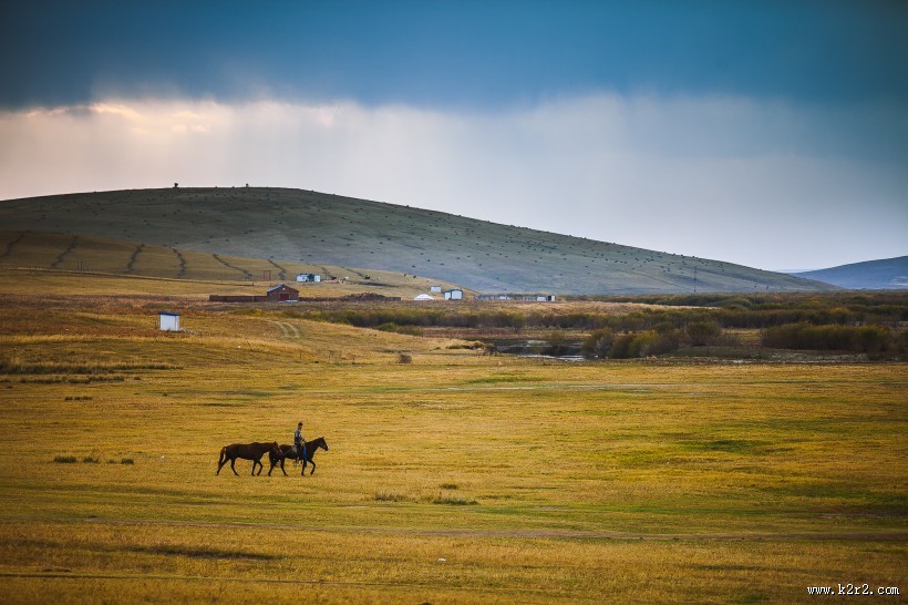 内蒙古呼伦贝尔草原秋天风景图片