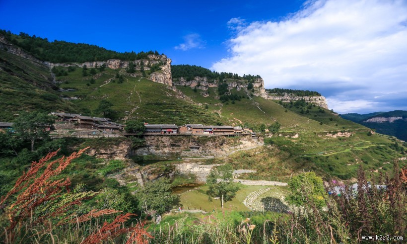 山西悬空村风景图片
