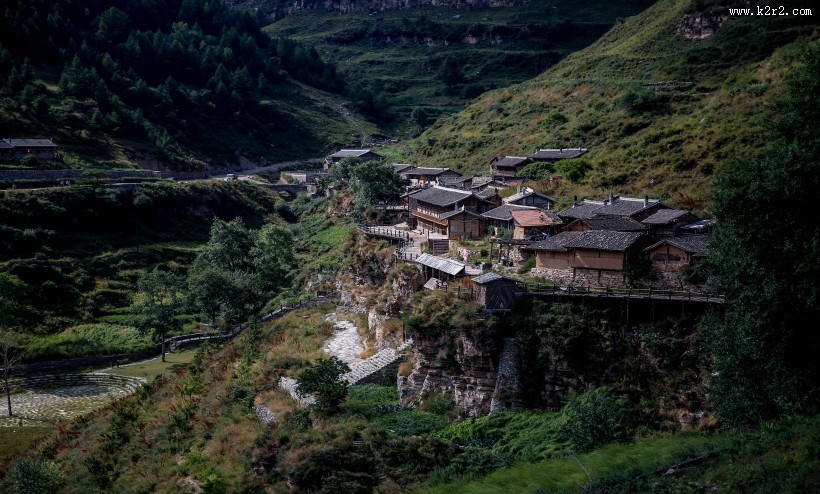 山西悬空村风景图片