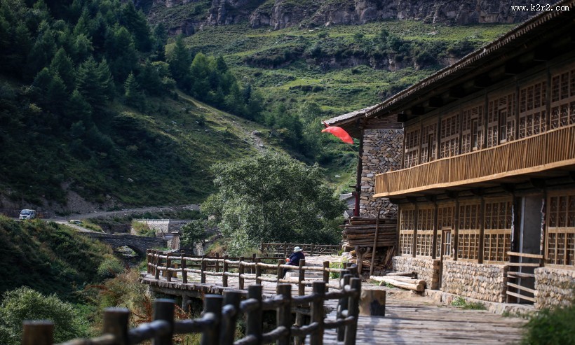 山西悬空村风景图片