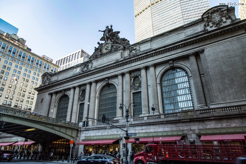 美国纽约街头风景图片