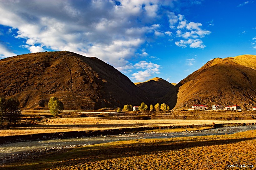 四川新都桥风景图片