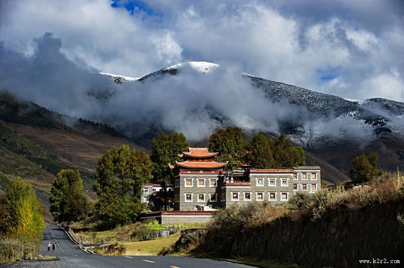 四川新都桥风景图片