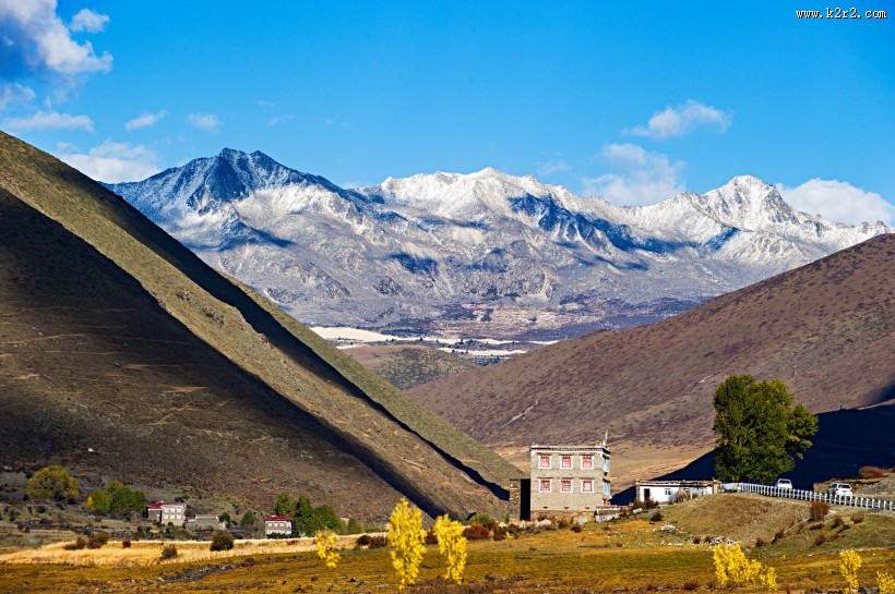 四川新都桥风景图片