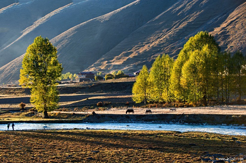 四川新都桥风景图片